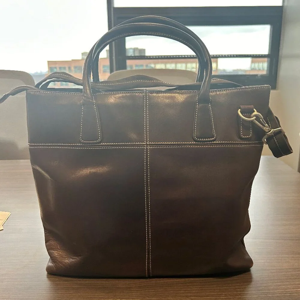 Vintage Etienne Aigner Removable Crossbody Strap or Top Handle Purse - Picture 2 of 6